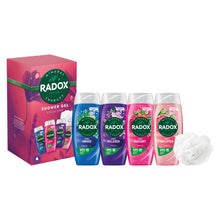 Load image into Gallery viewer, Radox Shower Gel Bundle Collection - Feel Uplifted, Relaxed, Radiant &amp; Awake