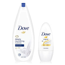 Load image into Gallery viewer, 3x Dove Women AP Cream Rollon 50ml+Deeply Nourishing moisturiser Body Wash 720ml