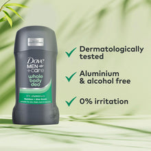 Load image into Gallery viewer, Dove Men+Care Whole Body Bamboo &amp; Aloe Odour Control Deodorant Stick 50ml, 6pk