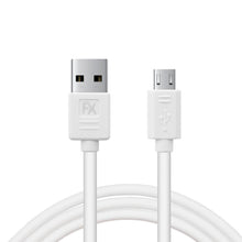 Load image into Gallery viewer, FX Powabud USB Data Cable For Micro USB Devices - White