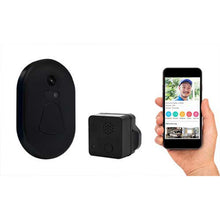 Load image into Gallery viewer, Aquarius Wireless Wifi Smart Home Security Camera Realtime Video Doorbell, Black