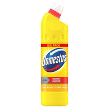 Load image into Gallery viewer, Domestos Thick Bleach Citrus Fresh Powerful Toilet &amp; Bathroom Cleaner 1L, 12Pk