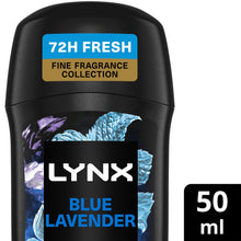 Load image into Gallery viewer, Lynx Deodorant Stick Blue Lavender with 72Hrs Freshness 50ml, 6 Pack