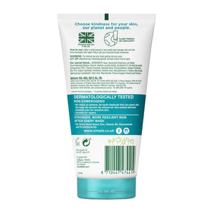 2x150ml Simple Kind to Skin Moisturising/Purifying FacialWash for Sensitive Skin
