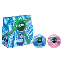 Load image into Gallery viewer, Radox Relax &amp; Recharge Blueberry &amp; Raspberry Bath Bombs 2Pcs Gift Set for Her