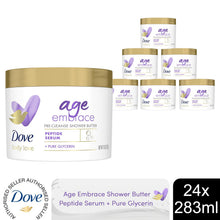Load image into Gallery viewer, Dove Body Love Age Embrace Pre-Cleanse Shower Butter w/ Peptide Serum, 24x283ml