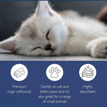 Load image into Gallery viewer, Platinum Plus Clumping Cat Litter 60L Bag Softwood for Cat, Kitten &amp; Small Pets