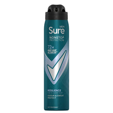Load image into Gallery viewer, Sure Men Energise &amp; Resilience Deodorant Spray Nonstop Protection, 250ml