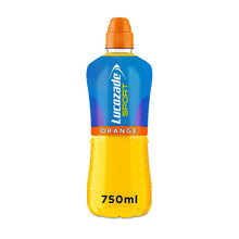 Load image into Gallery viewer, Lucozade Sport Orange Isotonic Drink with Sugars and Sweetener 750ml, 6 Pack