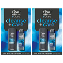 Load image into Gallery viewer, Dove Men+Care Gift Set Cleanse+Care Duo Bodywash &amp; Advanced Antiperspirant