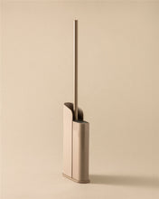 Load image into Gallery viewer, COSMIC Flat Silicone Loo Brush, Flexible Design, Dual-Mount, Sand Color Holder