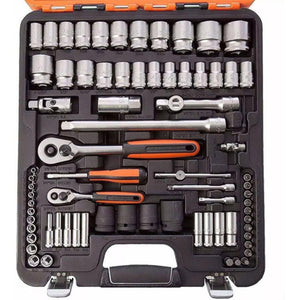 BAHCO S800 SOCKET SET 77PC 1/4 & 1/2IN DR