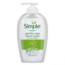 Load image into Gallery viewer, Simple Kind to Skin Gentle Care Hand Wash Anti-Bacterial - 250ml, 3 or 6 Pack