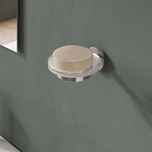 Load image into Gallery viewer, COSMIC Soap dish Light grey Measures 11 x 13 x 2 cm