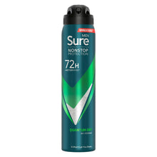 Load image into Gallery viewer, Sure Men Anti-perspirant 72H Nonstop Protection Quantum Dry Deodorant, 3x250ml