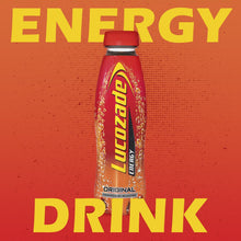 Load image into Gallery viewer, Lucozade Energy Original &amp; Orange Sparkling Energy Drink 3 Pack of 380ml