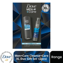 Load image into Gallery viewer, Dove Men+Care Cleanse+Care XL Duo Gift Set 2 piece, Choose your pack 1,2,3 or 4