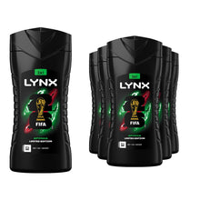 Load image into Gallery viewer, Lynx Africa 12-H Refreshing Fragrance Shower Gel Body Wash for Men, 6x225ml