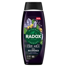 Load image into Gallery viewer, 12x Radox Mineral Therapy Feel Recovered 2in1 Shower Gel &amp; Shampoo for Men,450ml
