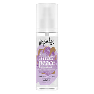 Impulse Body Fragrance Mist Inner Peace with Blackcurrant Scent 150ml, 6 Pack