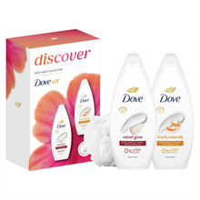 Load image into Gallery viewer, Dove Discover Duo Gift Set-Fruity Nourish &amp; Silky Velvet Moisturising Bodywash