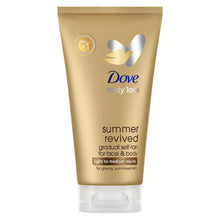 Load image into Gallery viewer, 3pk of 75ml Dove DermaSpa Summer Revived Face Cream with Cell Moisturisers