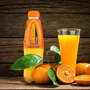 Lucozade Energy Orange Sparkling Energy Drink Powered By Glucose, 24x380ml