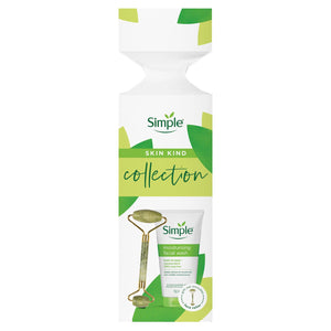 Simple Skin Kind Collection Facial Wash Gift Set for Her with Facial Jade Roller