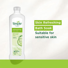 Load image into Gallery viewer, Simple Bath Soak Bundle 1L Nourishing Sensitive Refreshing 6 Pack