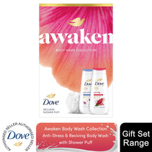 Load image into Gallery viewer, Dove Awaken Duo Advance Gift Set with Revive &amp; Anti Stress Bodywash 225ml