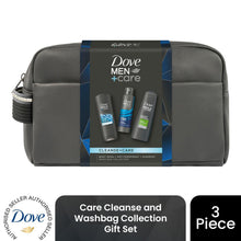 Load image into Gallery viewer, Dove Men+Care Cleanse+Care Washbag Gift Set 3 piece, Choose your pack 1,2,3 or 4
