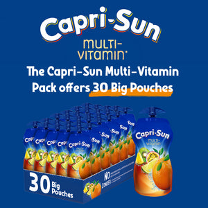 Capri Sun Kids Orange Juice Drink, Healthy Fruit Beverage with Vit C- 30x330ml