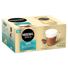 Load image into Gallery viewer, Nescafe Gold Instant Coffee Sachets 40 Latte Low Sugar, 6 Pack