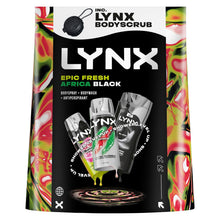Load image into Gallery viewer, Lynx All Stars Gift Set for Men Epic Fresh, Africa, Black Scent Grooming Kit