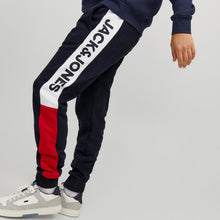 Load image into Gallery viewer, Jack &amp; Jones Jwhwill Logo Navy Blazer Mens Fleece Joggers Sweatpants Trousers XL
