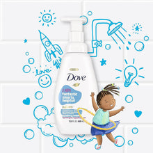 Load image into Gallery viewer, Dove Kids Care Hypoallergenic Skin Care Foaming Body Wash Cotton Candy, 400ml