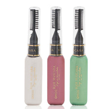 Load image into Gallery viewer, Aquarius Wash Out Hair Mascara Temporary Dye Cream Red White Green 3 Pack Colour