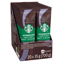 Load image into Gallery viewer, Starbucks Instant Hot Chocolate 20 Sachets Velvety &amp; Rich Chocolate Drink