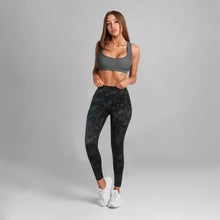 Load image into Gallery viewer, Women's Leggings High Waist Tye Dye Stretchable Comfy Sportswear, Black -Size 12