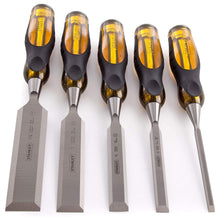Load image into Gallery viewer, STANLEY FATMAX THRU TANG CHISEL SET 5PC 2-16-269