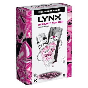 Lynx Attract for Her Duo Gift Set Women's Fragrance Spray & Shower Gel