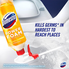 Load image into Gallery viewer, Domestos Power Foam Toilet &amp; Bathroom Cleaner Spray Kills 99.99% Germs, 450ml