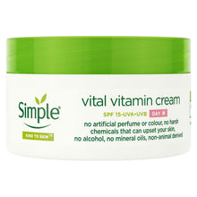 Load image into Gallery viewer, Simple Kind to Skin Face Cream Bundle - Day SPF15 or Night Cream, Hydrating,50ml