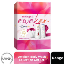 Load image into Gallery viewer, DOVE Awaken Body Wash Collection Gift Set 2 piece, Choose your pack 1,2,3 or 4