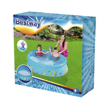 Load image into Gallery viewer, Bestway MyFirst Fast Set Assorted Paddling Spray Pool with Repair Patch,152x38cm