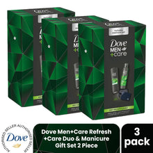 Load image into Gallery viewer, Dove Men+Care Refresh+Care Duo &amp; Manicure Gift Set 2 piece, Choose Your Pack Size 1,2,3 or 4