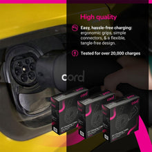 Load image into Gallery viewer, Cord Coiled 15m EV Charging Cable 380V 32A 22kW Portable Fast Charger UK Plug