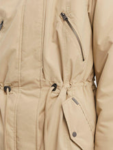 Load image into Gallery viewer, Vero Moda Womens Beige Agnesbeate Parka Hooded Regular Fit Jacket Coat