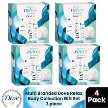 Load image into Gallery viewer, Multi Branded Dove Relax Body Collection Gift Set, Choose Pack Size 1,2,3 or 4