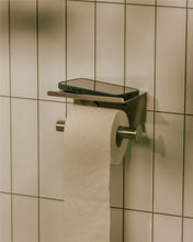 Load image into Gallery viewer, COSMIC Architect Toilet Roll Holder w/ Cover | Chrome | Wall Mount